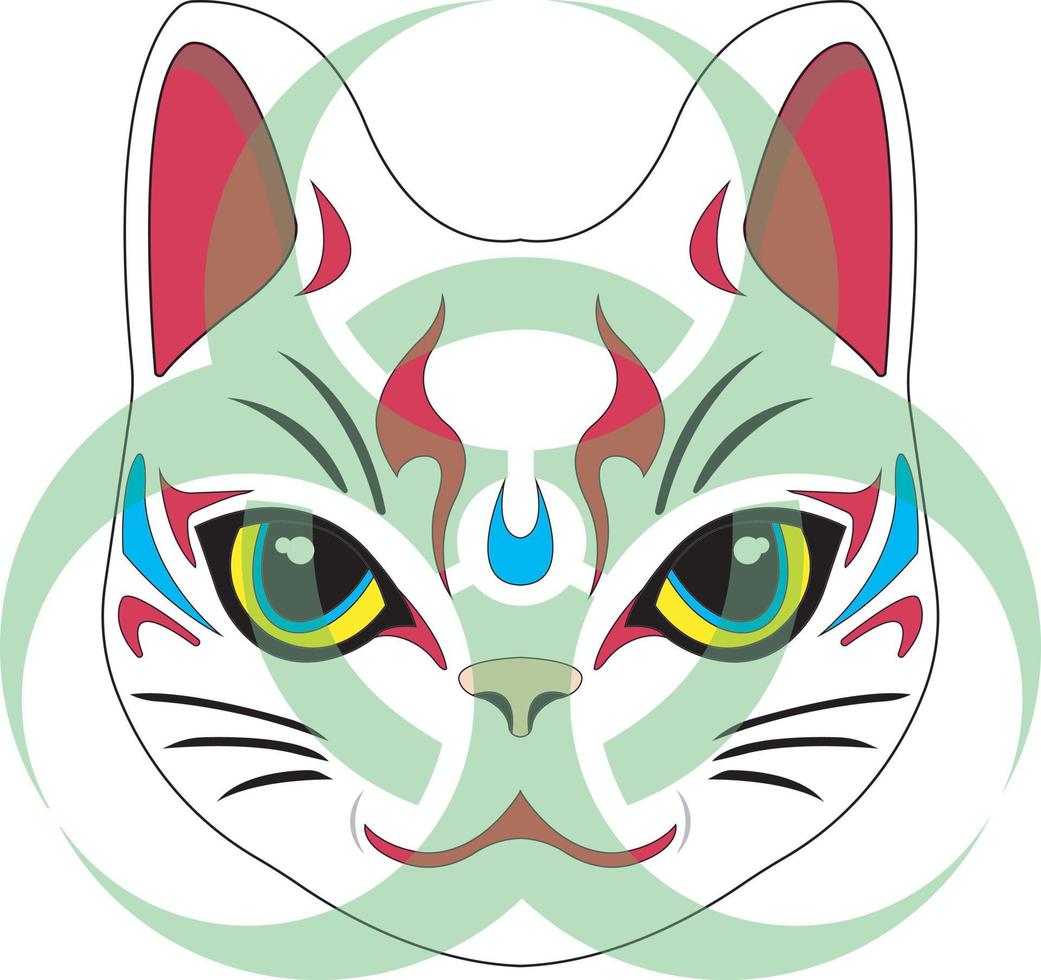 Neko with Biohazard Symbol vector