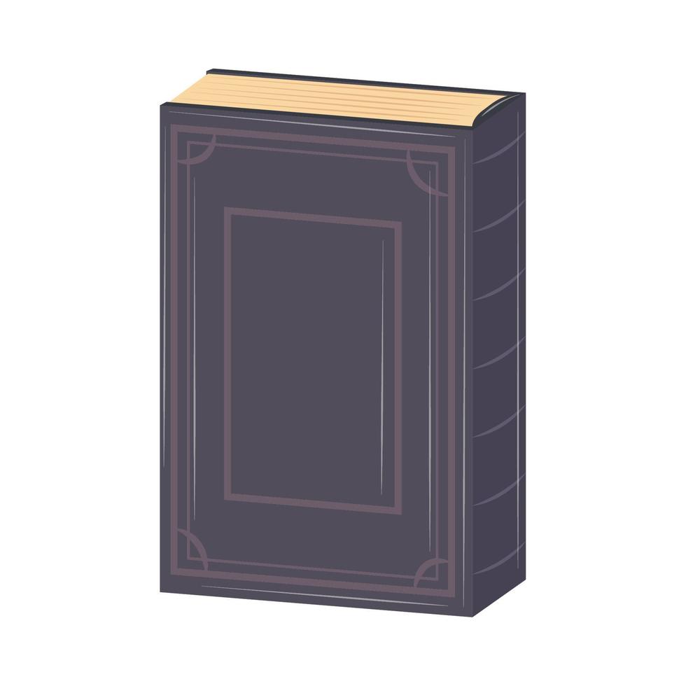 icono de libro plano vector