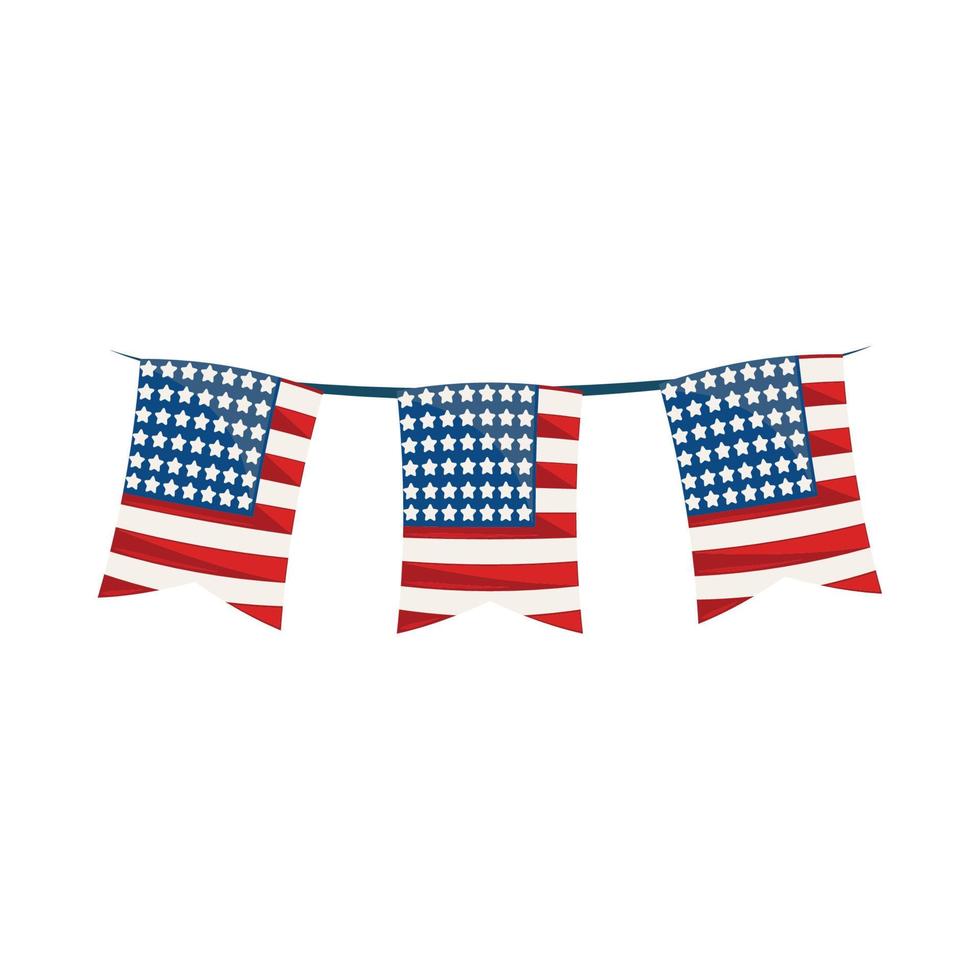 USA independence celebration vector