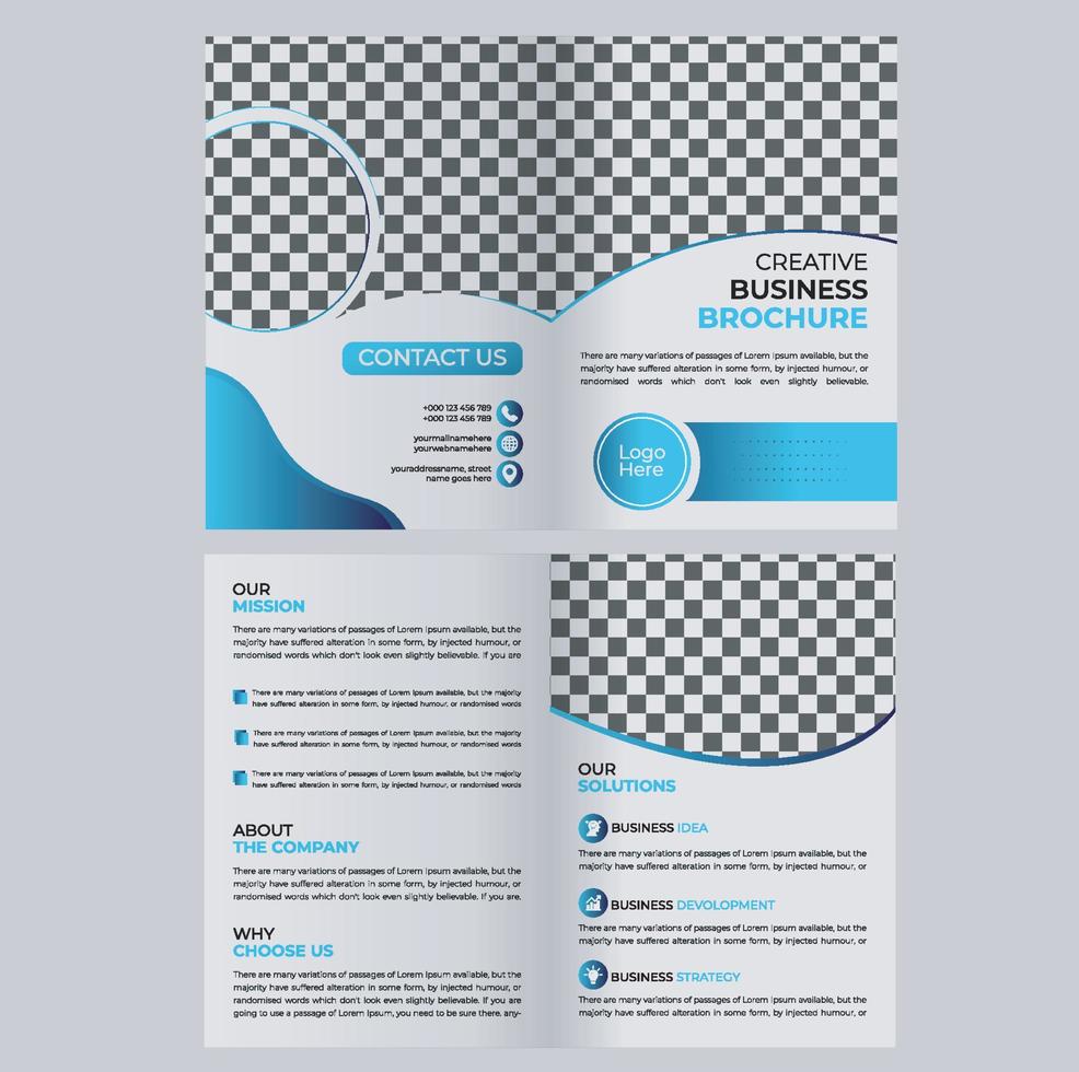 Business Brochure Design Template vector
