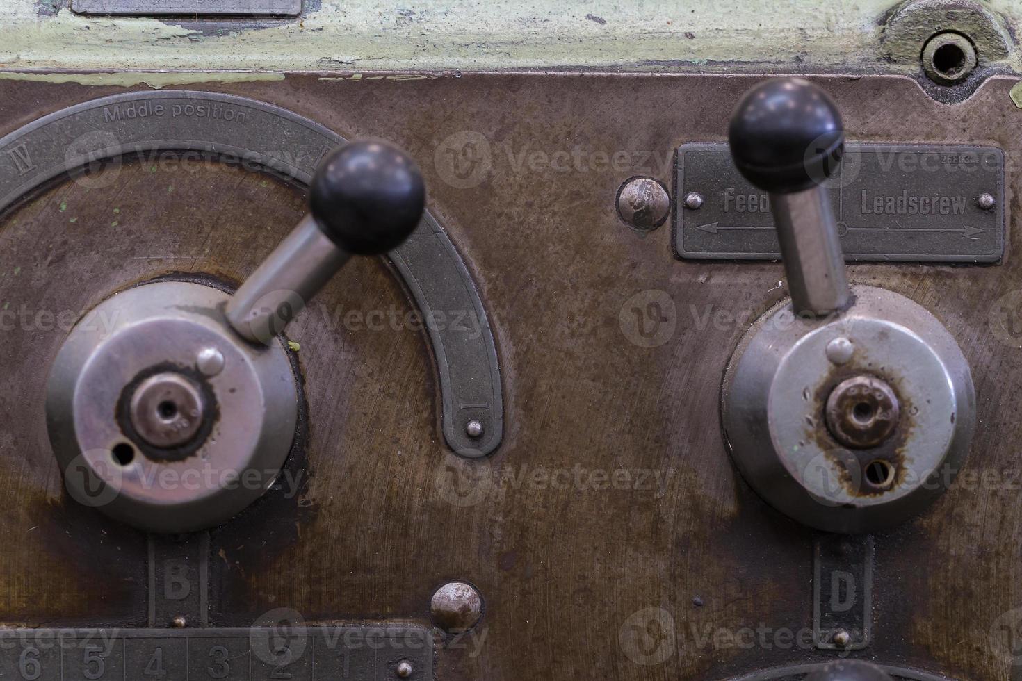 Control device of old turning machine photo