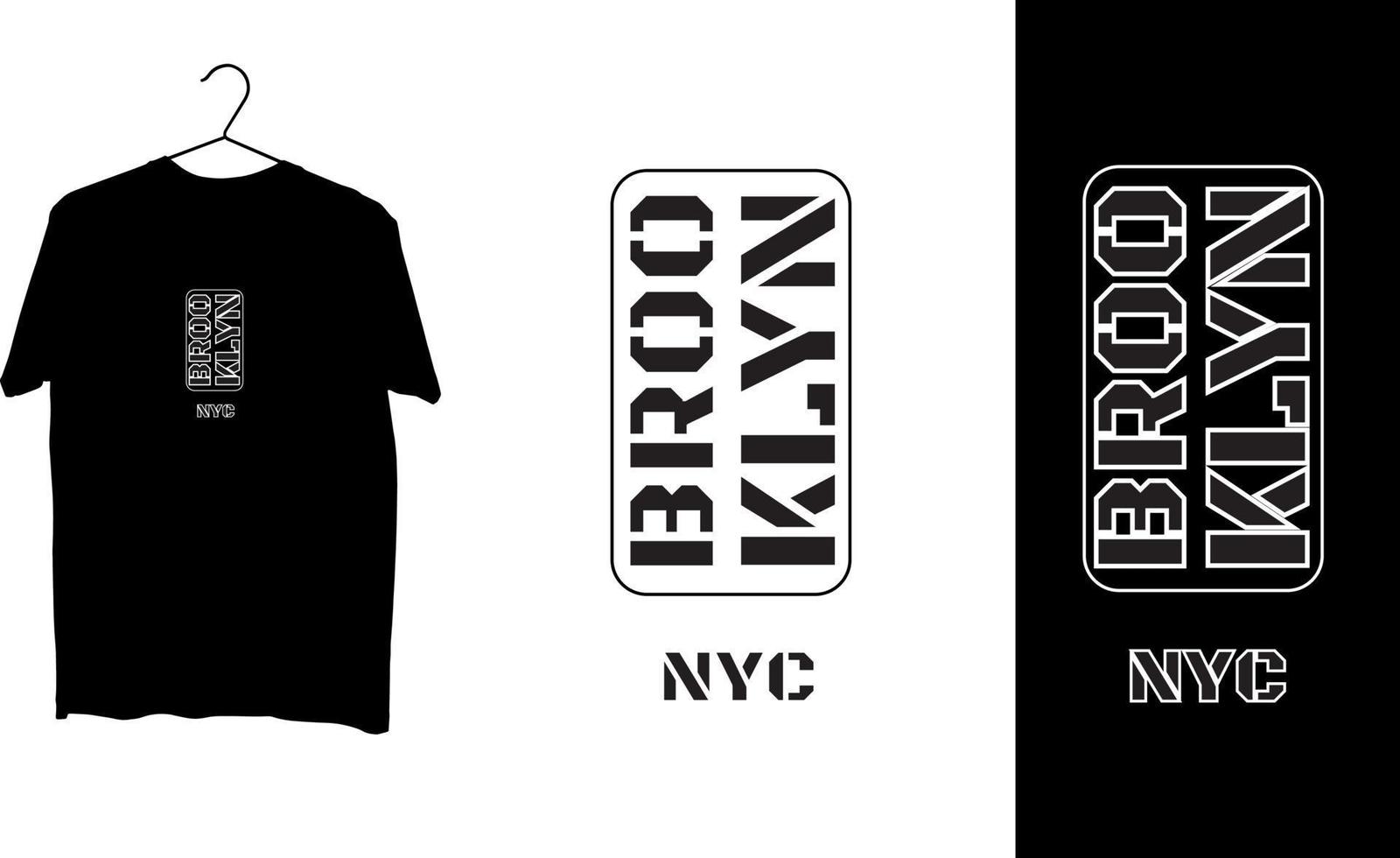 NYC T-shirt Design free vector