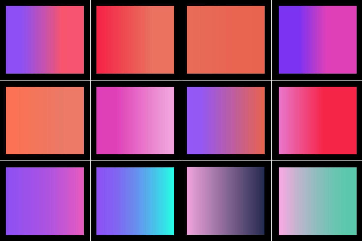 Free Gradient Swatches vector