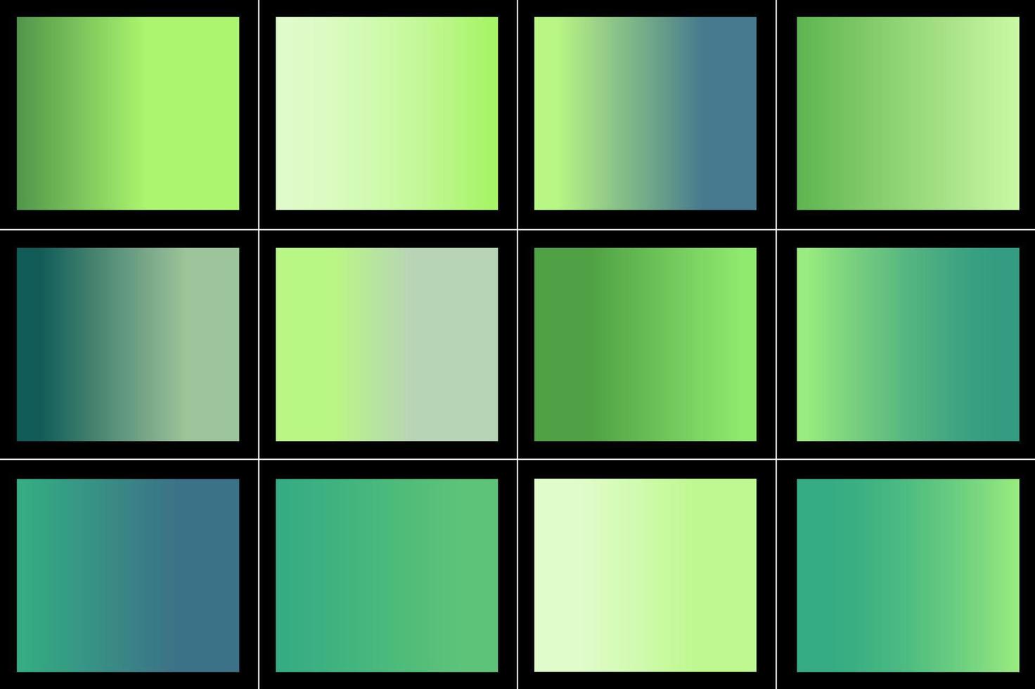 Gradient Swatches Palette Free vector