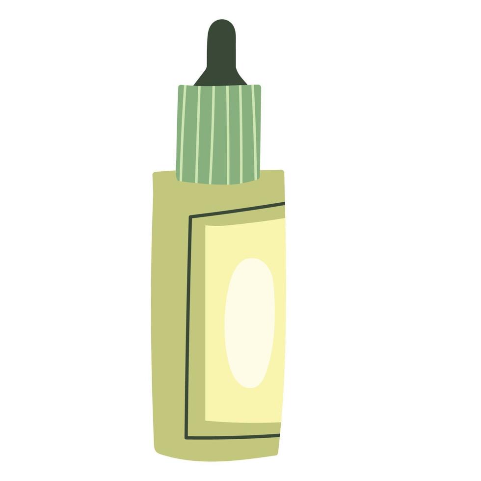 skin care serum bottle vector