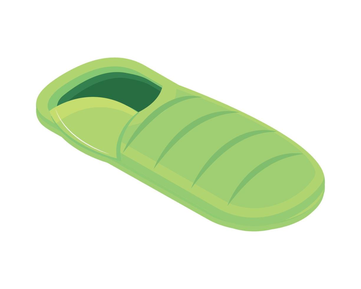 camping sleeping bag vector