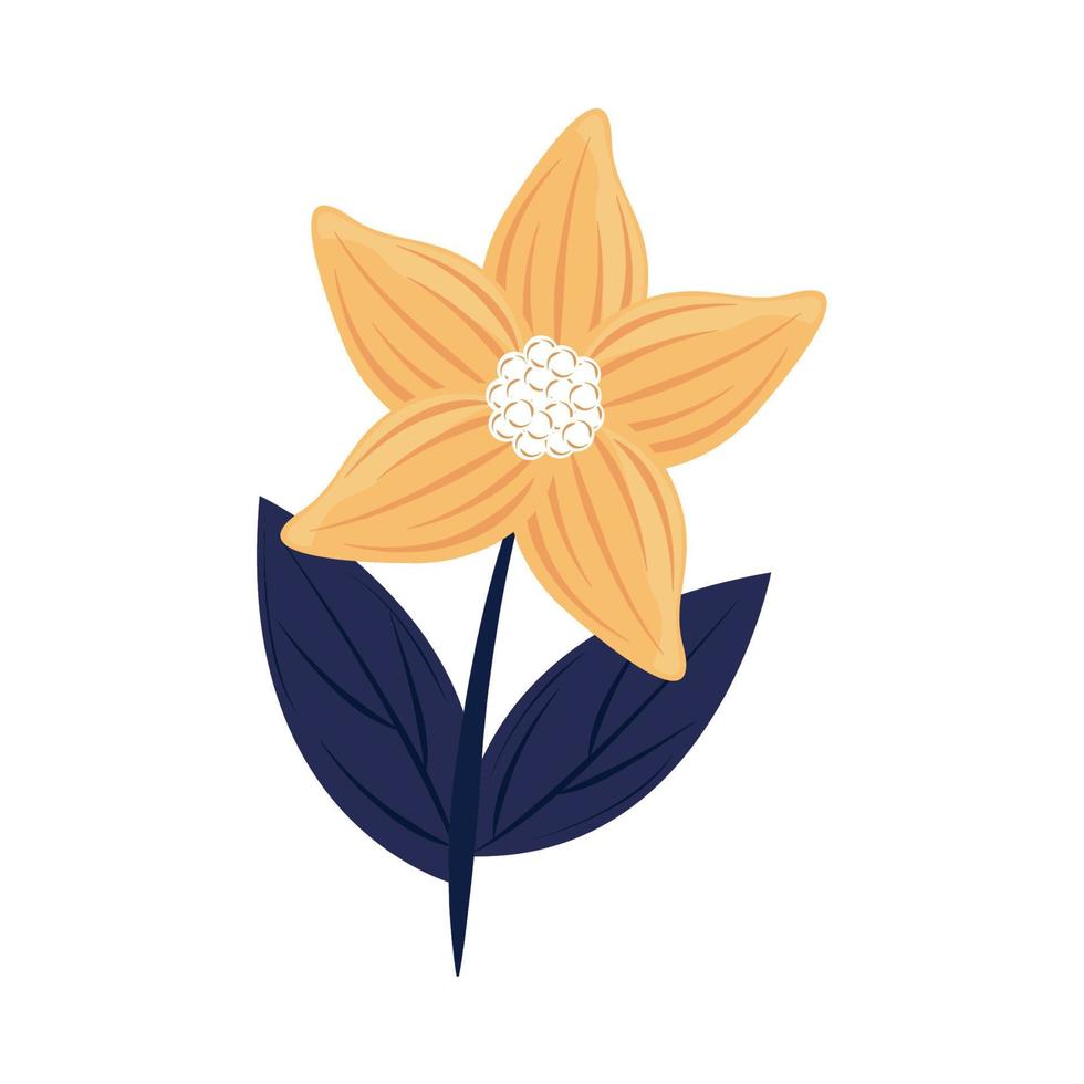 flower natural icon vector