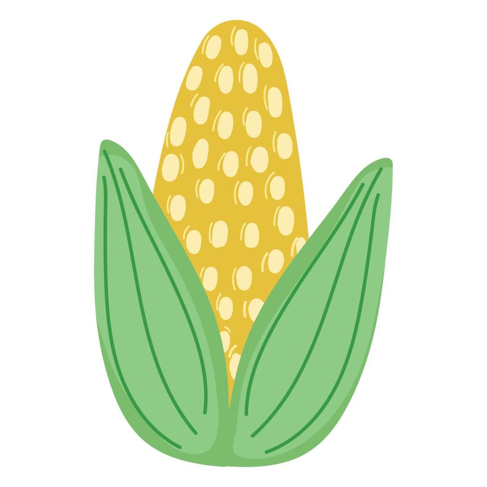 corn food icon vector