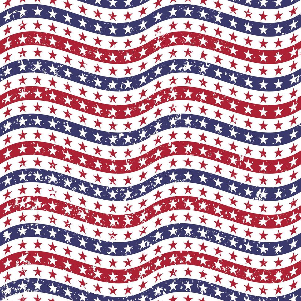 patriotic USA seamless pattern vector