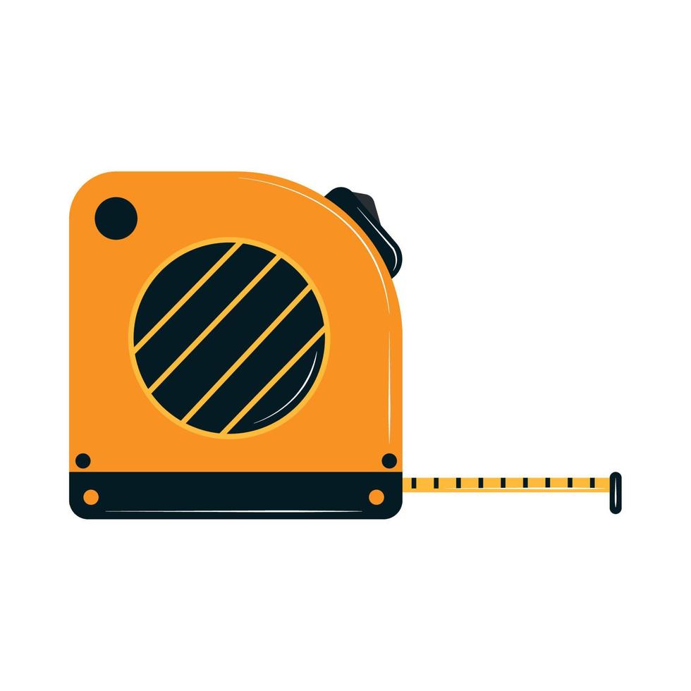 construction tape measure vector