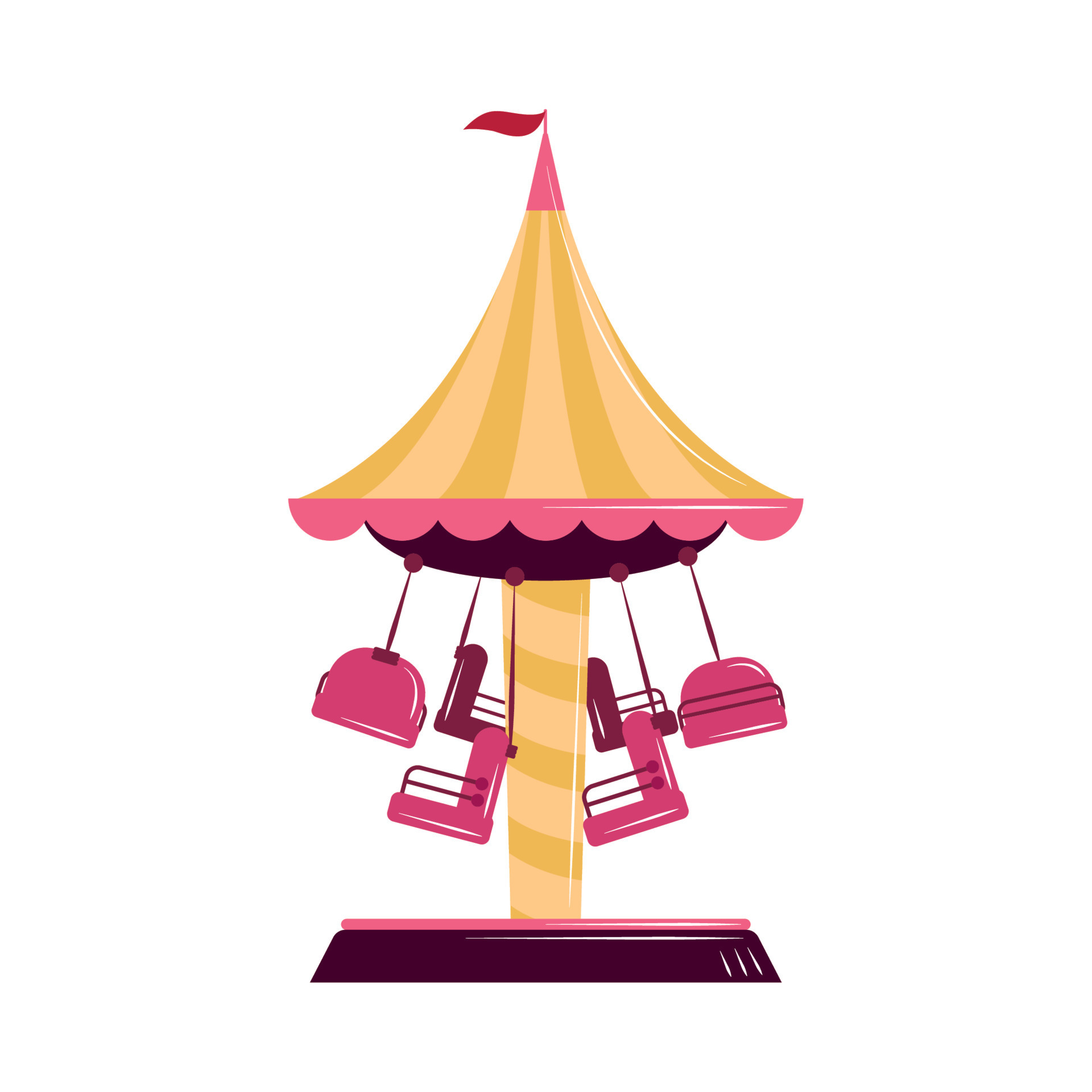 carnival swing ride 10470804 Vector Art at Vecteezy