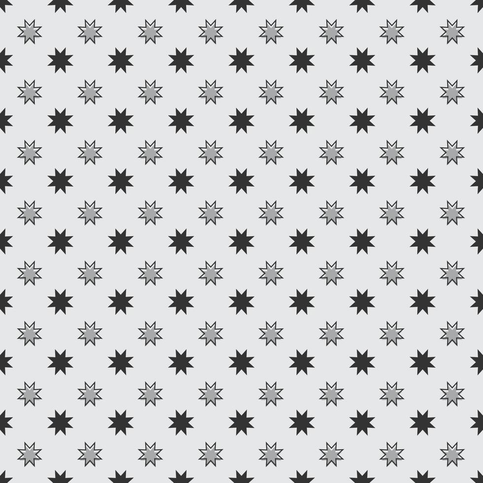 simple stars seamless pattern background vector
