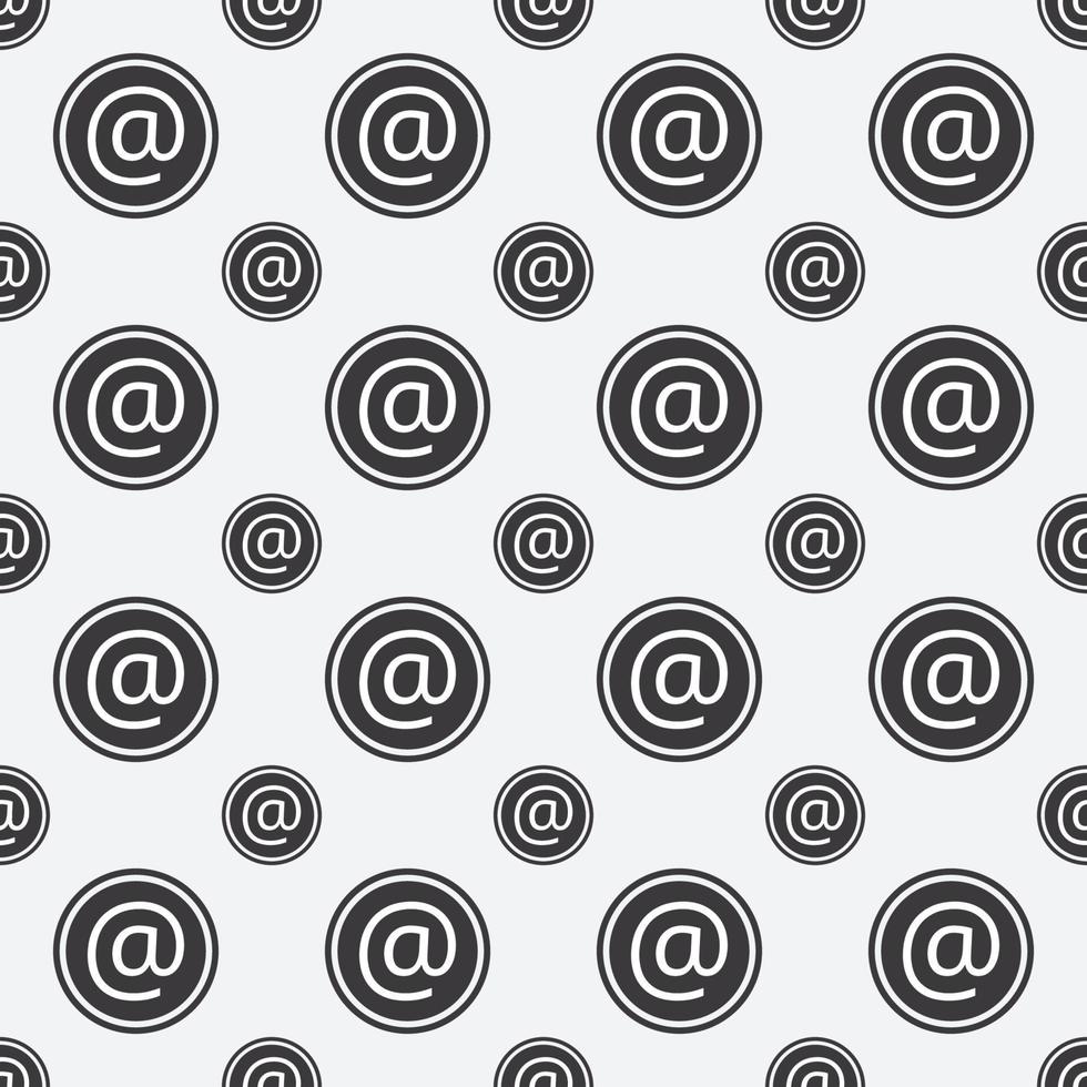 address in circle seamless pattern vector