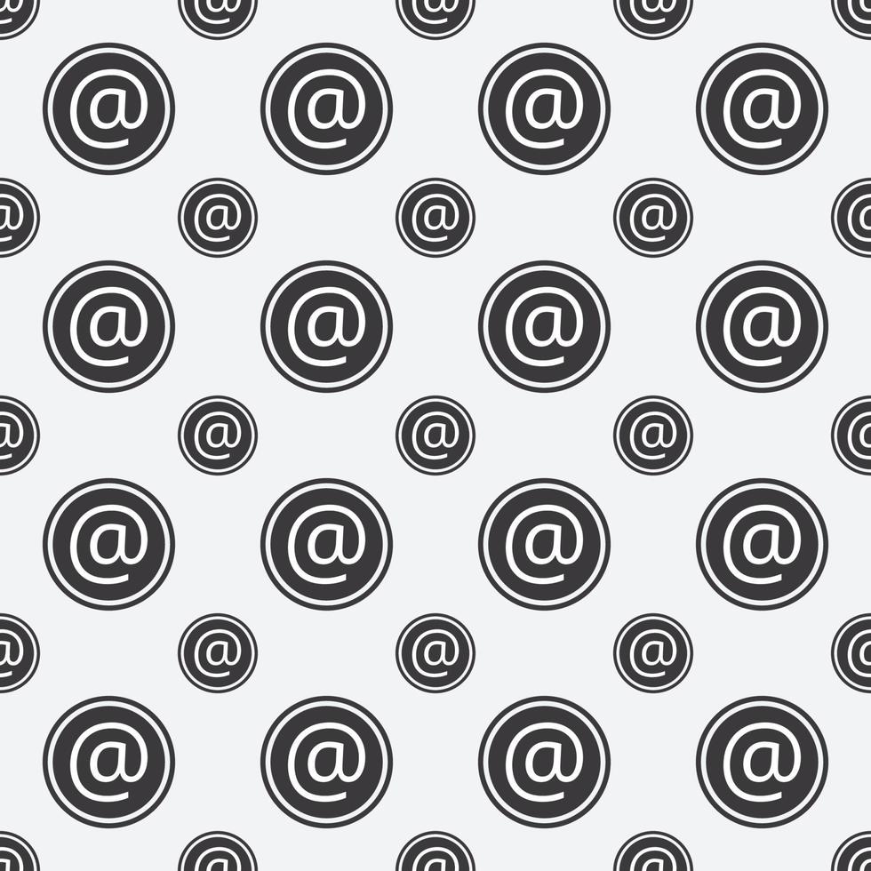 address in circle seamless pattern vector