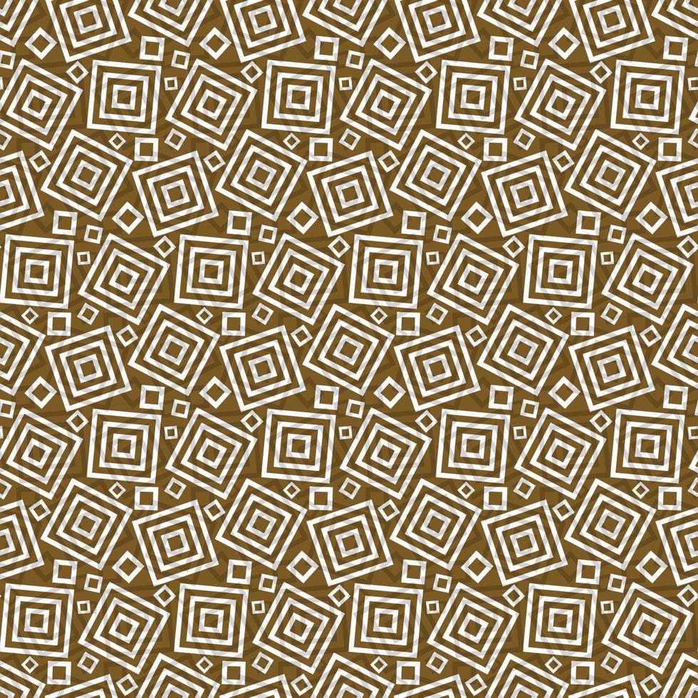 brown square geometric shapes seamless pattern vector