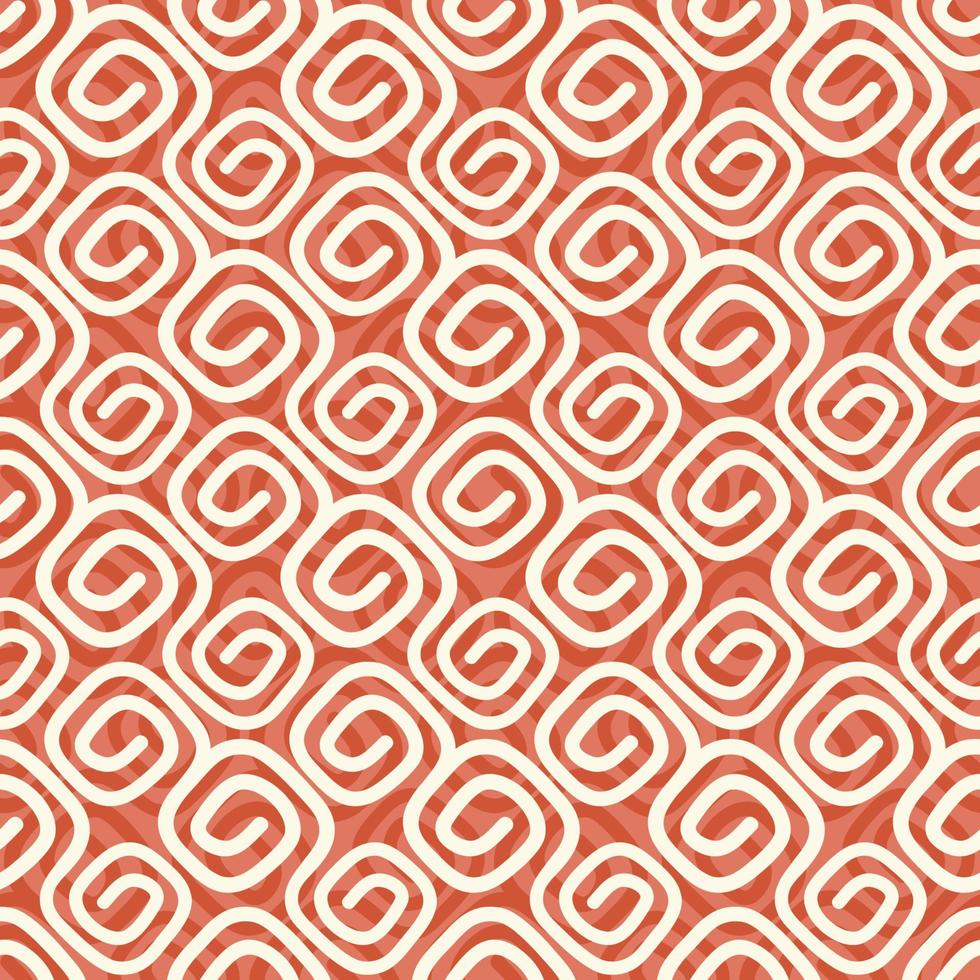 línea espiral abstracta de patrones sin fisuras vector