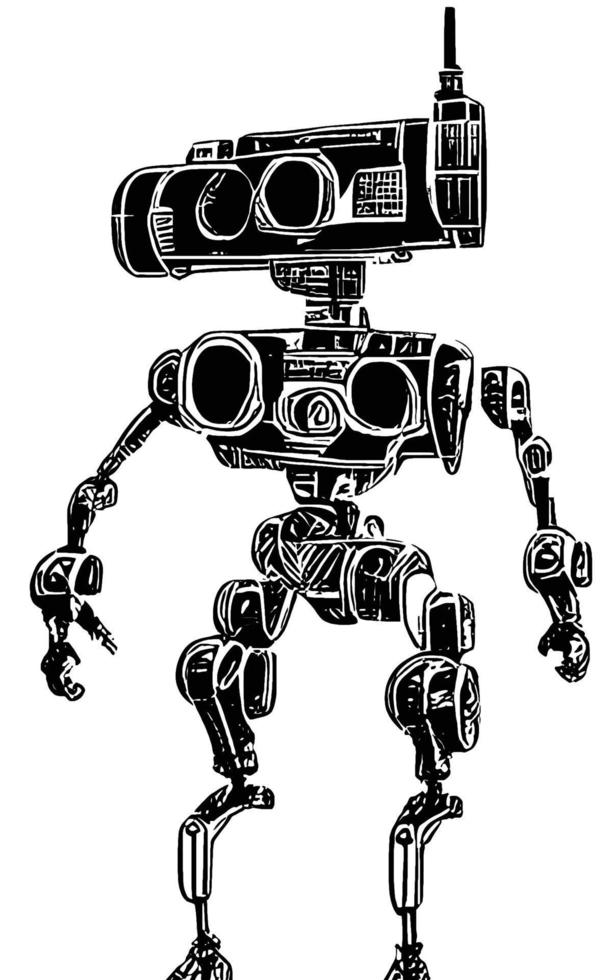 Robot Concept Art Asset Sci-Fi Collection Vol. 1 vector