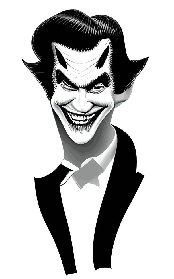 Joker Comic Portrait Halloween Collection Vol1 vector