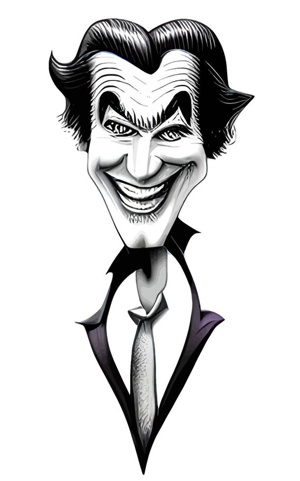 Joker Comic Portrait Halloween Collection Vol1 vector