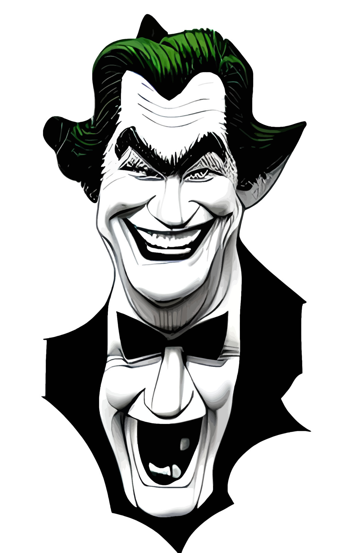 Joker Comic Portrait Halloween Collection Vol1 10471862 Vector Art at  Vecteezy