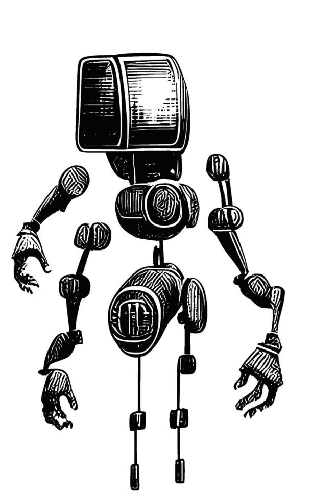 Robot Concept Art Asset Sci-Fi Collection Vol. 1 vector