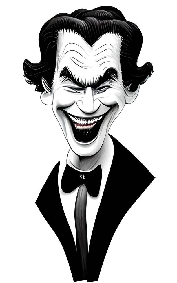 Joker Comic Portrait Halloween Collection Vol1 vector