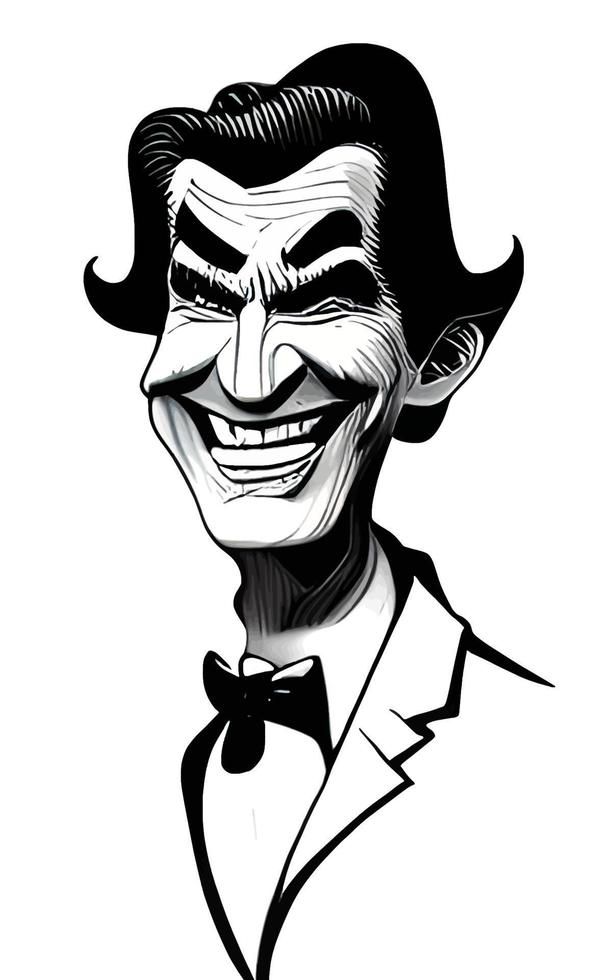 Joker Comic Portrait Halloween Collection Vol1 vector