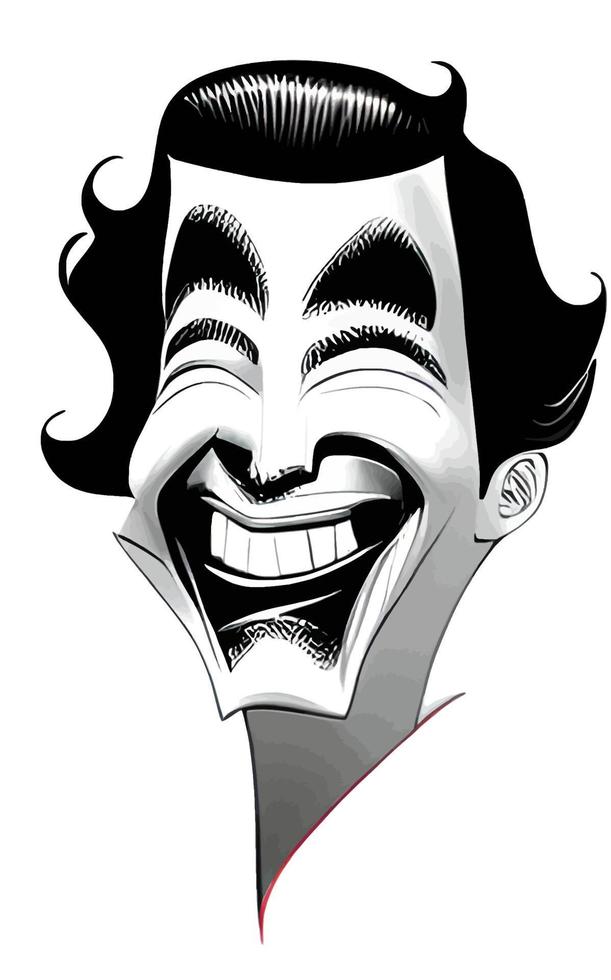 Joker Comic Portrait Halloween Collection Vol1 vector