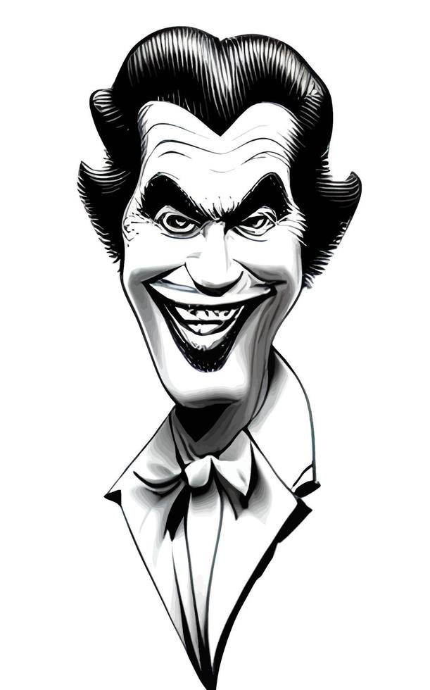 Joker Comic Portrait Halloween Collection Vol1 vector