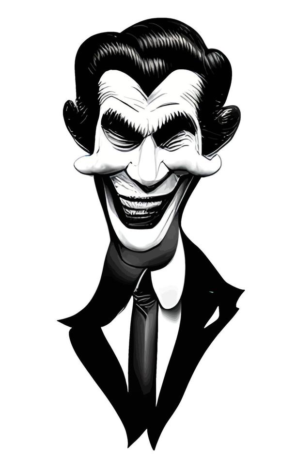 Joker Comic Portrait Halloween Collection Vol1 vector