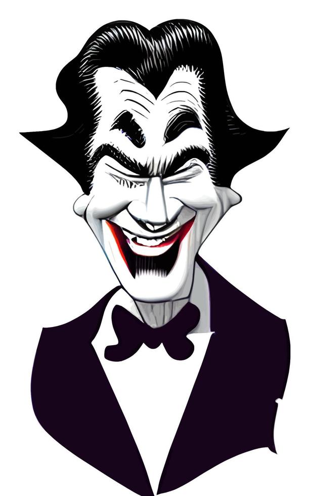 Joker Comic Portrait Halloween Collection Vol1 vector