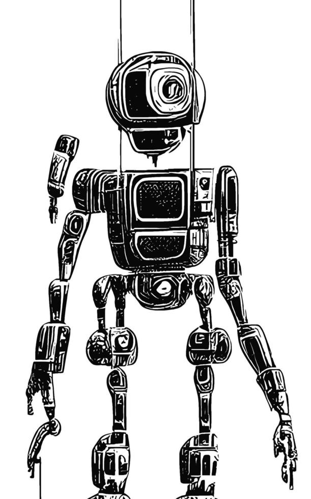 Robot Concept Art Asset Sci-Fi Collection Vol. 1 vector