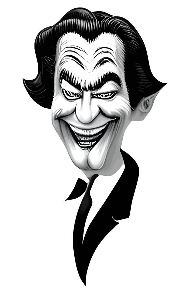 Joker Comic Portrait Halloween Collection Vol1 vector