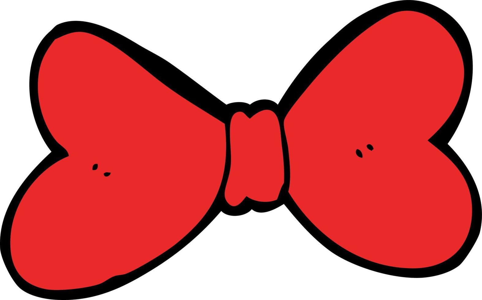 cartoon bow tie vector