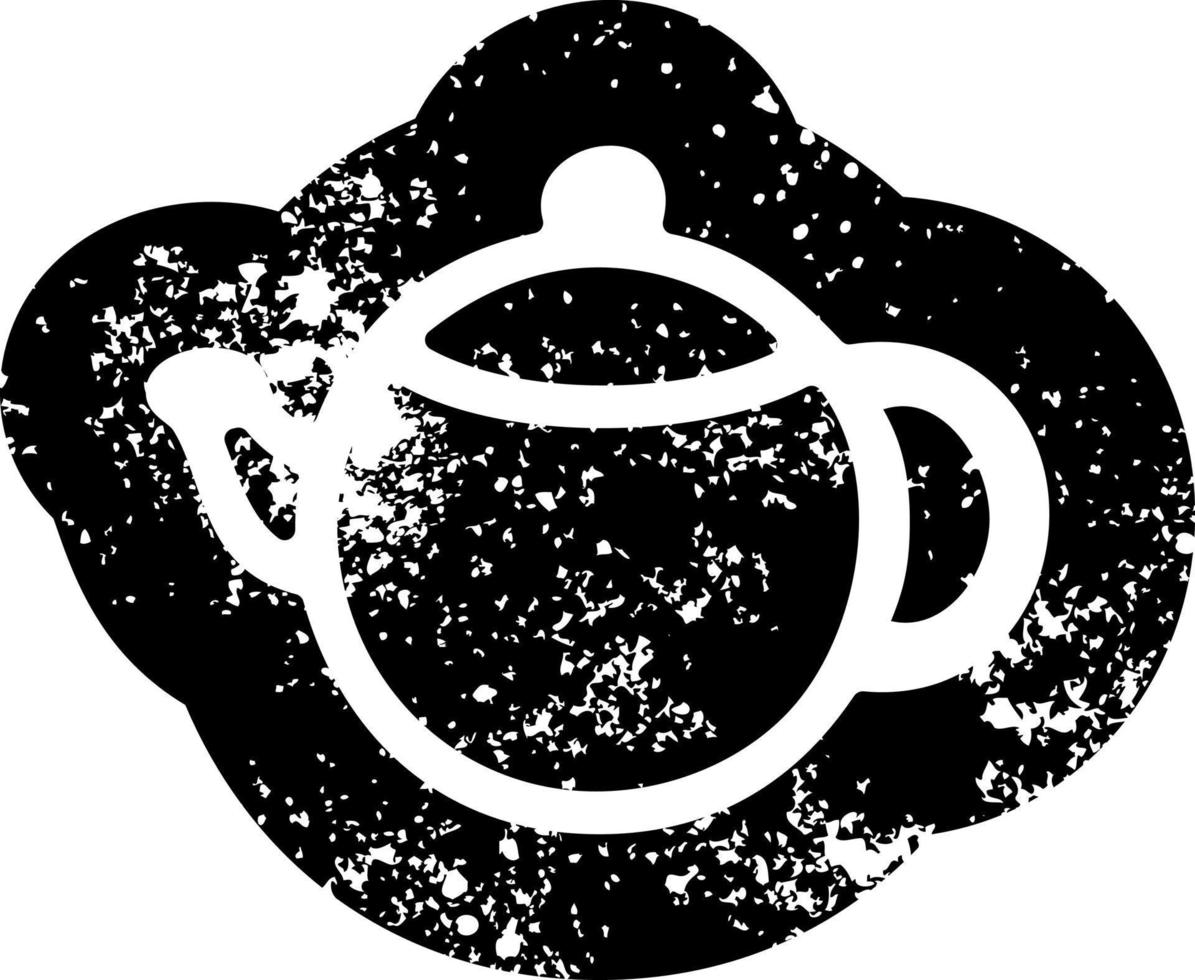 tea pot icon vector