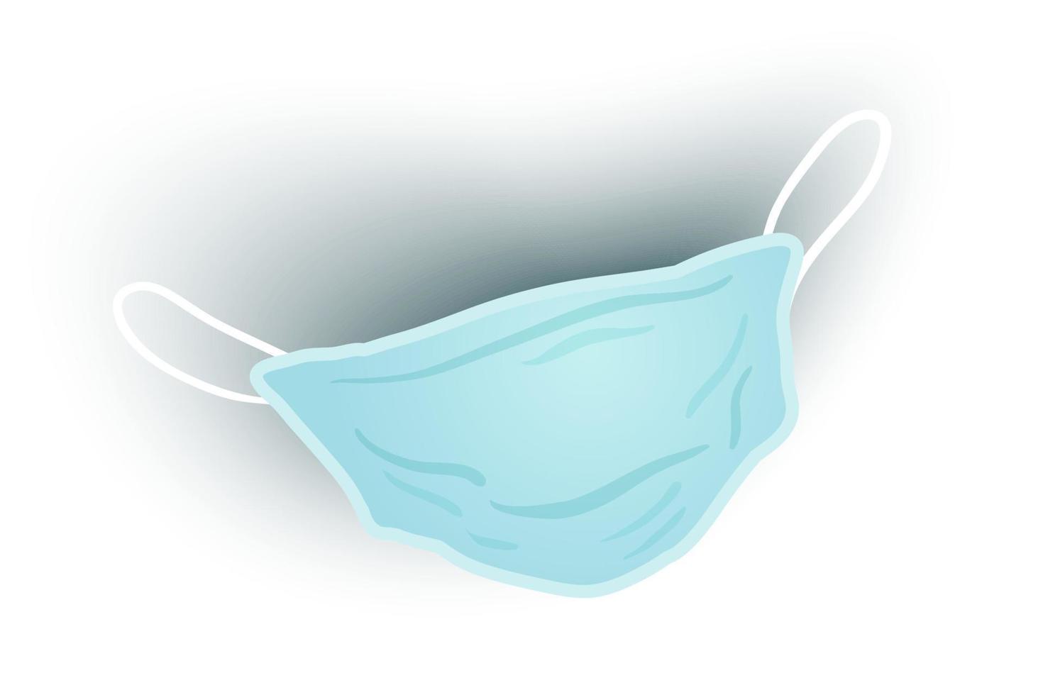 Medical face mask vector