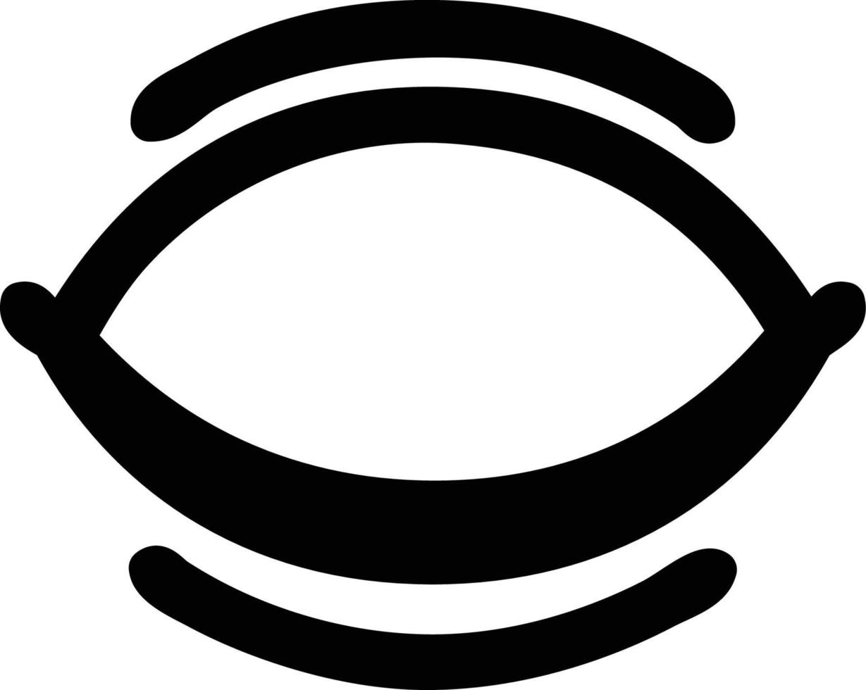 closed eye icon vector
