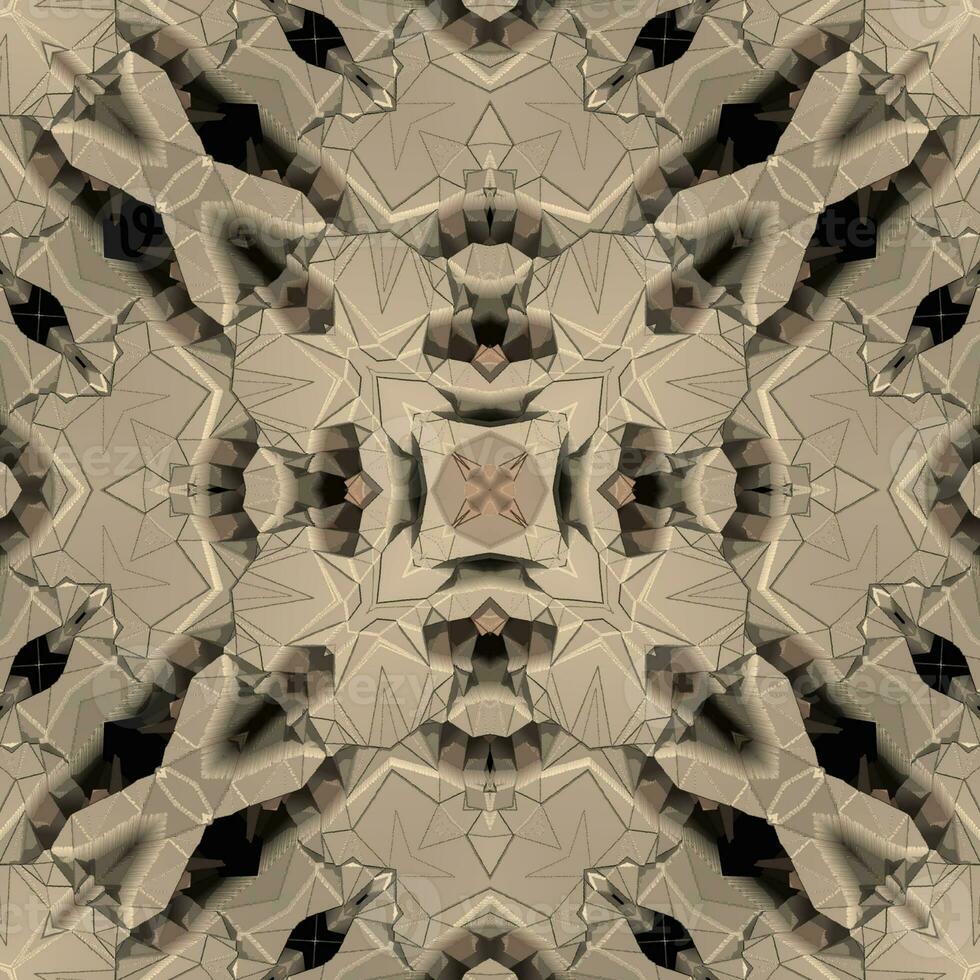 Concrete 3D design ornamental texture details high quality photo