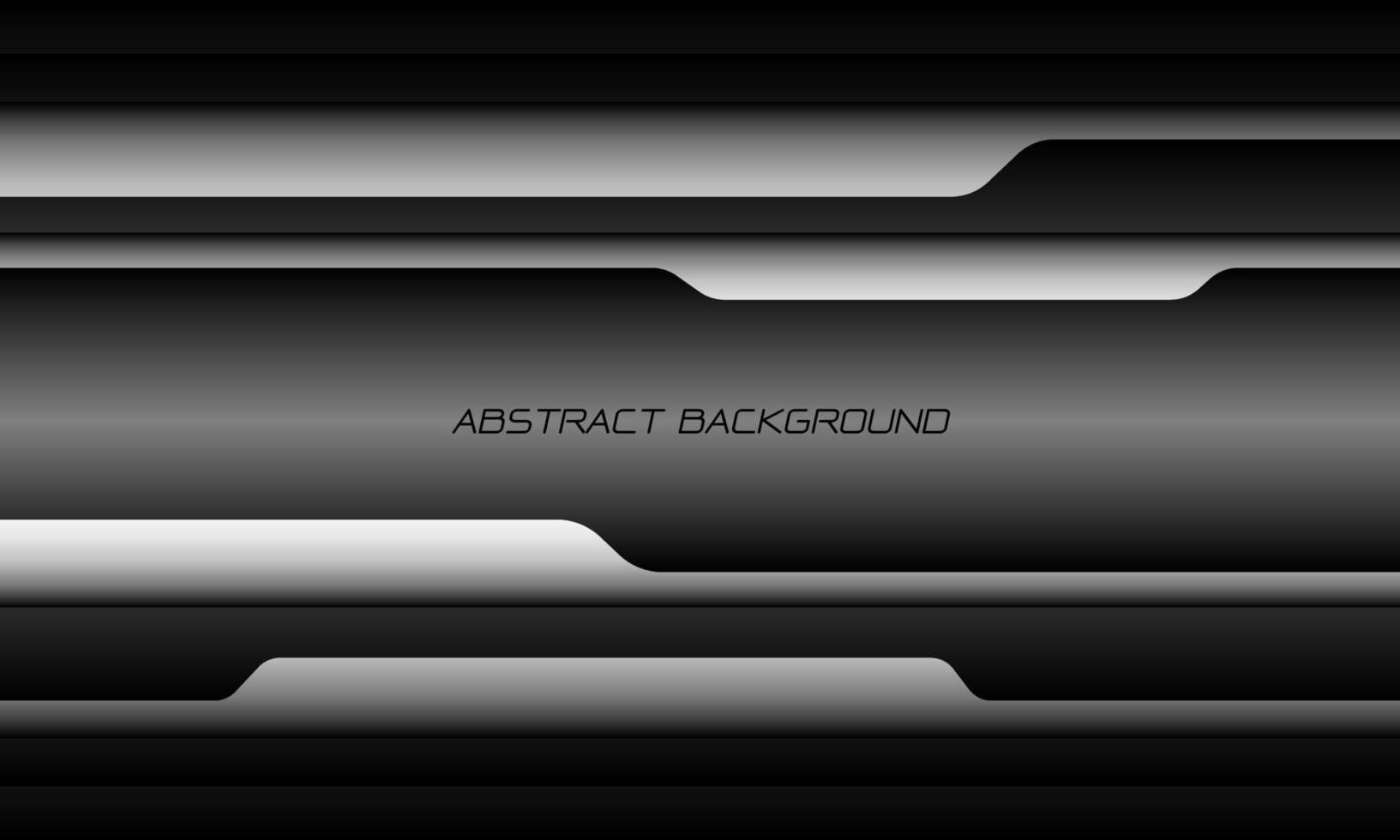 abstracto blanco gris negro metálico superposición ciber sombra geométrico diseño moderno lujo futurista tecnologías fondo vector