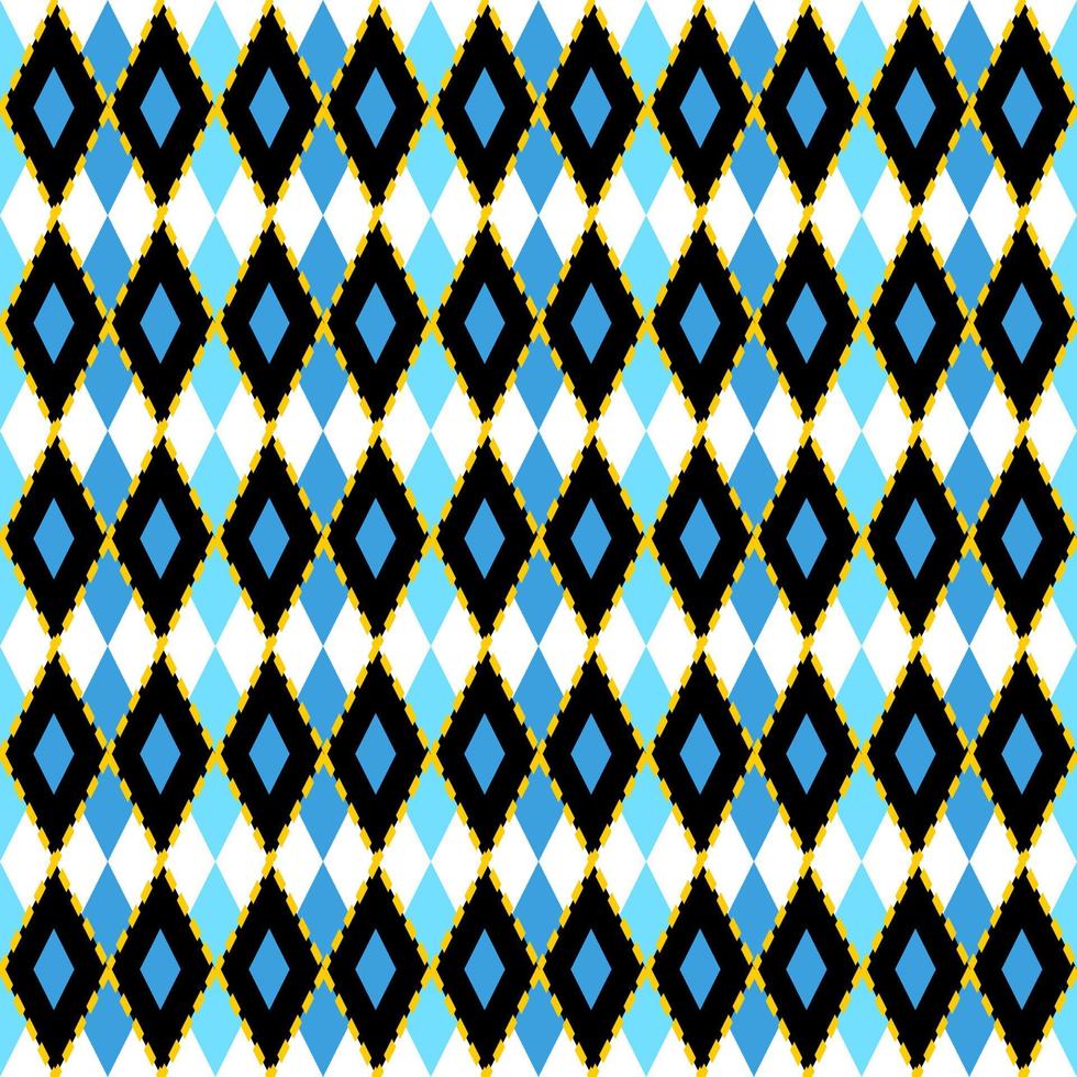 argyle blue pattern seamless design vector
