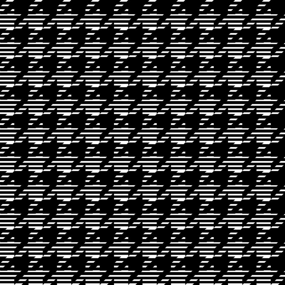 black and white seamless repeating pattern houndstooth vector