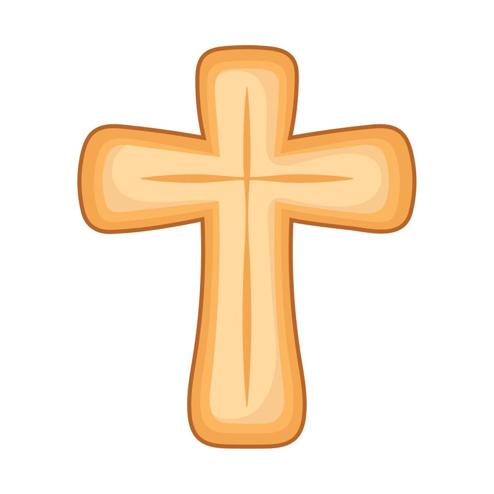 sacred golden cross vector