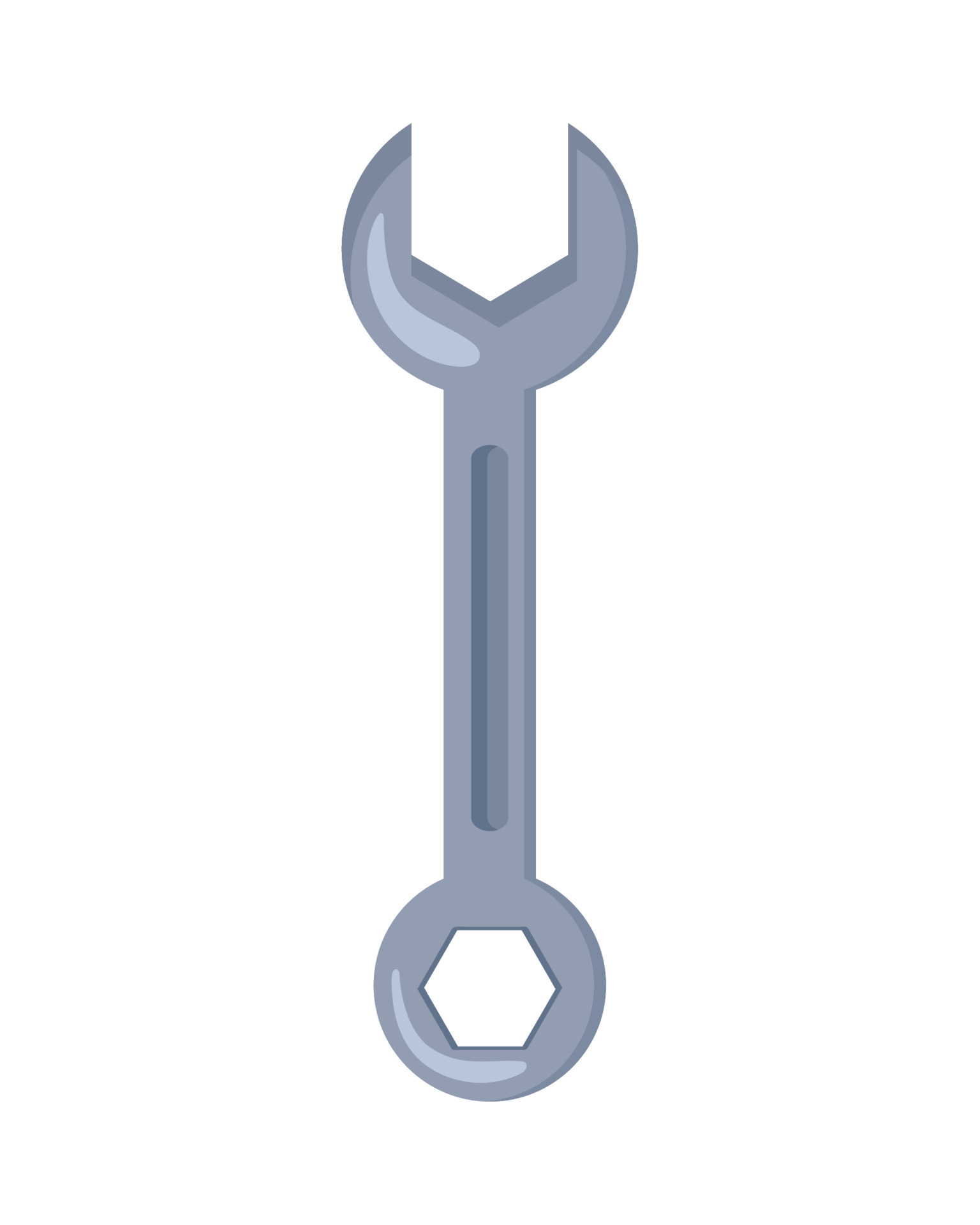 wrench key tool 10478465 Vector Art at Vecteezy