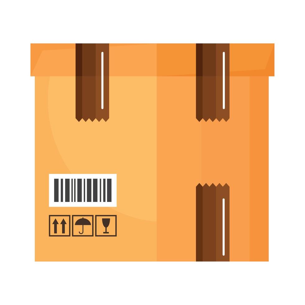 caja de cartón de embalaje vector