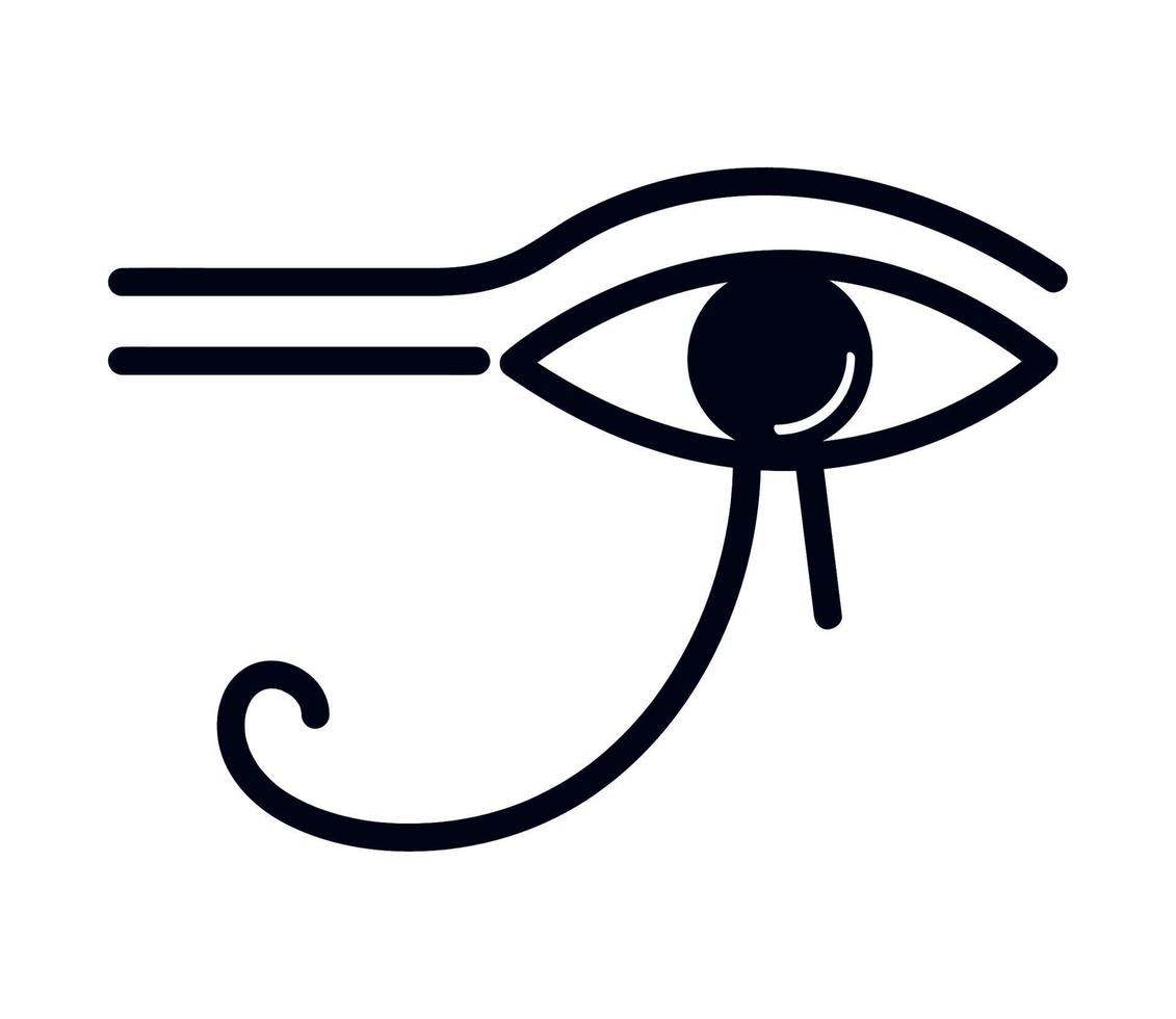 horus eye egyptian culture vector