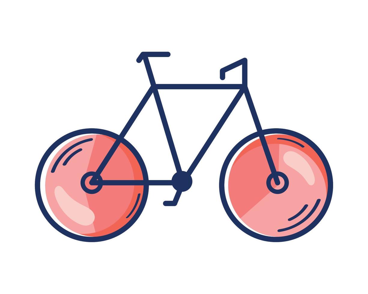 bicycle sport equipment vector