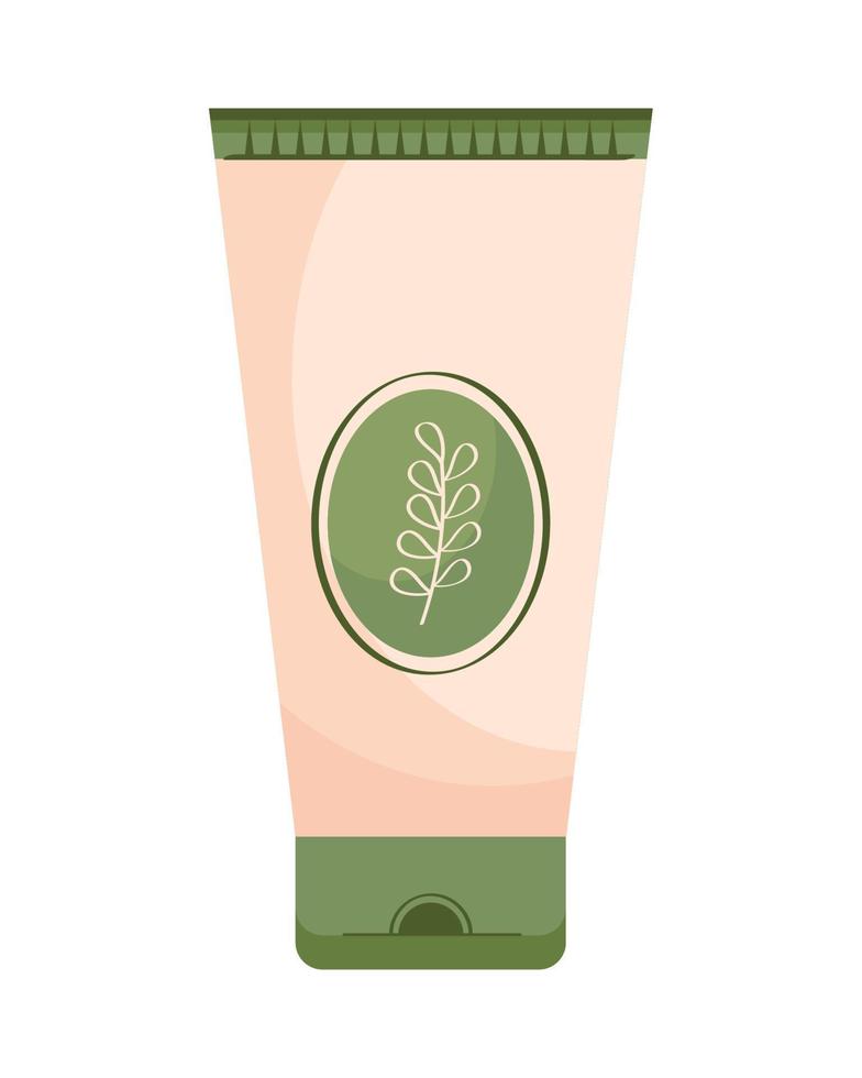 cream cosmetic tube vector