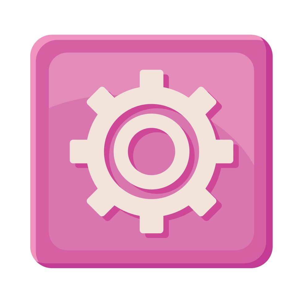 setup app service button vector