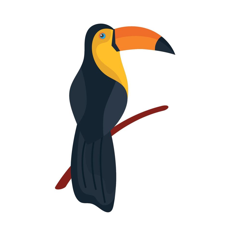 exotic toucan bird vector