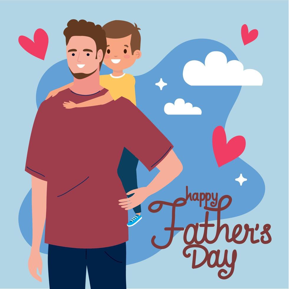 happy fathers day lettering 10479285 Vector Art at Vecteezy